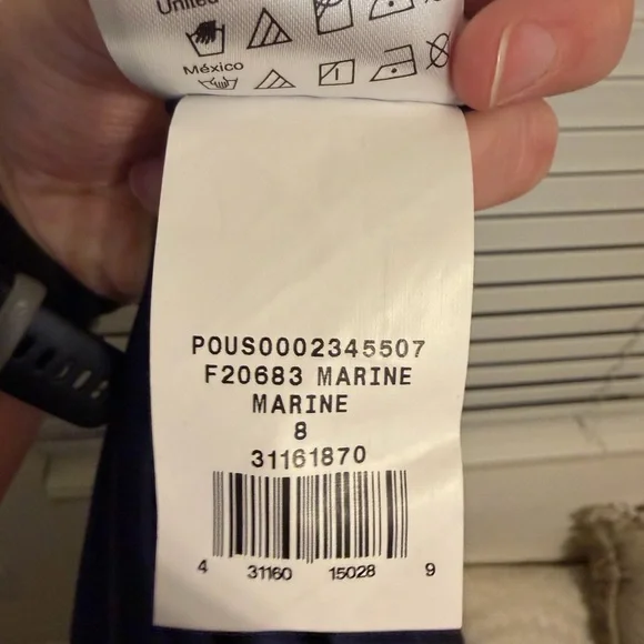 Elegant Navy Blue Bridesmaid Dress - Picture 3 of 4